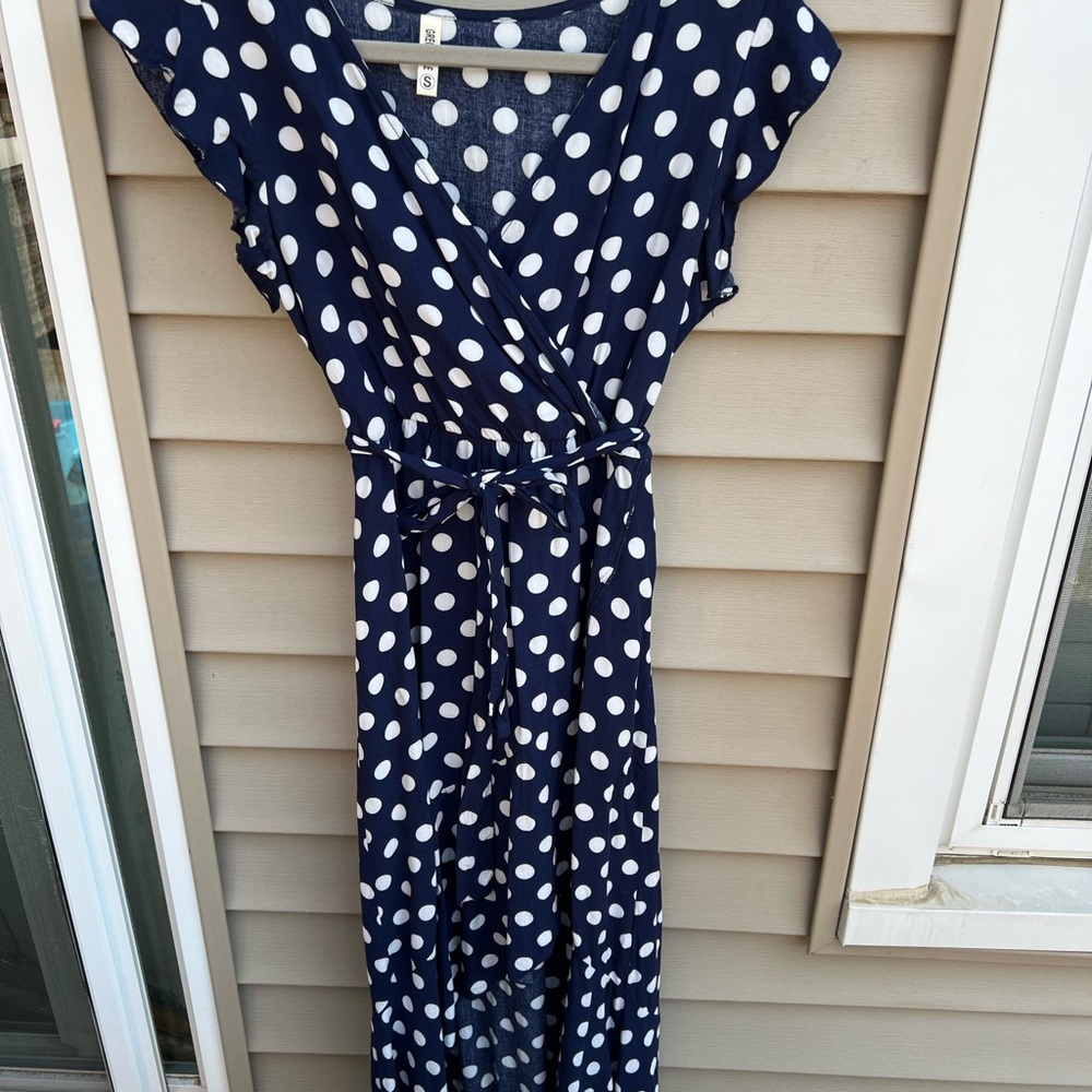 Polka Dot High Low Dress